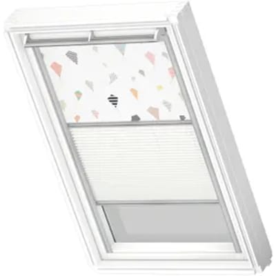 Velux Verduisterend Rolgordijn Dfd U04 4667s - Manueel - Wit
