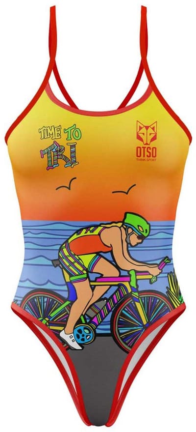Otso Time To Tri Bike Zwemkleding Veelkleurig S Vrouw