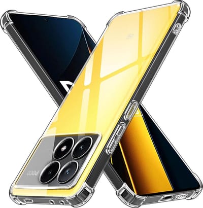Hoesje geschikt voor Xiaomi Poco X6 Pro - Techsuit Shockproof Silicone Back Cover - Transparant