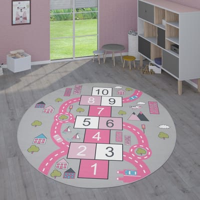 Paco Home Kindertapijt Laagpolige Vloerkleden Voor Kinderkamer Speelkleed Meerkleurig 200 cm Rund