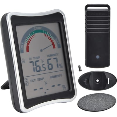 Thermomètre Hygromètre Numérique Sans Fil Mètre d'Humidité de Température Intérieure 50 celsius 70 celsius  20pourcent 99pourcent HR