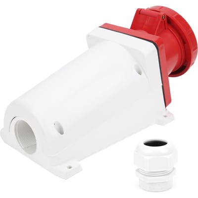 Prise industrielle 5 broches, étanche IP67, anti-poussière, 380 - 415 V, 125 A, 3P+N+E, pour l'ingénierie industrielle