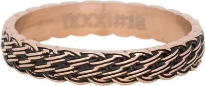 iXXXi Vulring 4mm Lucky knot Roségoudkleurig - maat 17