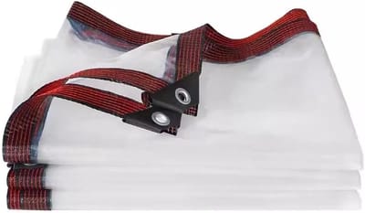 Waterdicht Zeil - Beschermend Doek - Tuin Beschermen - Versterkte Randen - 1 x 2 Meter - Transparant