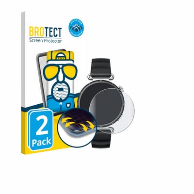 BROTECT - Screenprotector voor Huawei Watch GT 6 / GT 7 (41 mm) - Folie Beschermfolie matte volledig dekking 2 Stuks