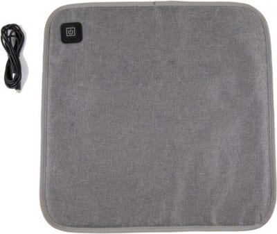 Livano Warmtekussen - Verwarmd Kussen - Verwarmde Bureaustoel - Stoelverwarmer Voor Op Kantoor - Stoelverwarming Thuis - Elektrische Stoelverwarming - USB - 43x43cm