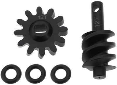 Dailygoody - Underdrive 12T Differentieel Tandwielenas voor Axial 1/24 AX24 SCX24 Trucks
