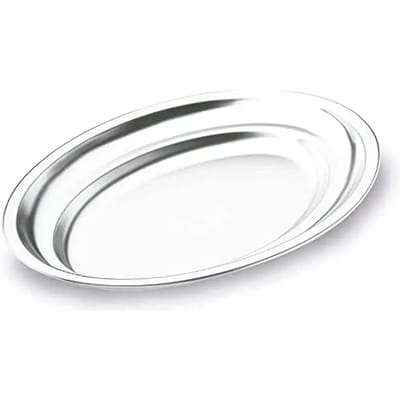 Ovale roestvrijstalen schaal Lacor 18% cr
