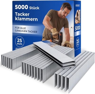 Gegalvaniseerde Pneumatische Nietjes 5000 Stuks 25mm U-Type voor Binnen en Buiten Klussen