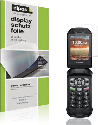 dipos – 4x Matte Beschermfolie geschikt voor Kyocera DuraXA Equip | Krasbestendige & antireflecterende Screenprotector Ultra-Thin