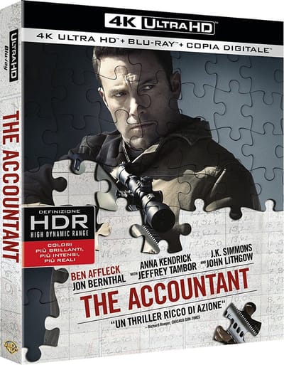 Warner Bros The Accountant Blu-ray Engels, Italiaans