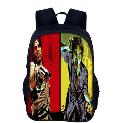 Rugzak Red Dead Redemption Schooltas 40cm/15.7inch Rugzak Boekentassen Computer Rugzak voor Jongen Meisje Beste Cadeau