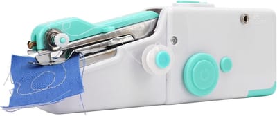 Handnaaimachine - Draagbare naaier - Kleine reparaties - Dubbele stroomvoorziening - 20.5 cm - Wit