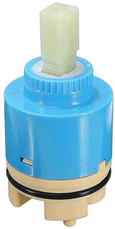 Dailygoods- Keramische Cartridge 40mm - Vervangende Cartridge - Kraanonderdelen - Duurzaam - Waterbesparend - Geschikt voor Keuken/Badkamer - Kraanonderdeel