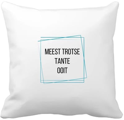 Akyol - meest trotse tante ooit Kussen hoes - Tante - trotse tante - verjaardagscadeau - verjaardag - cadeau - cadeautje voor tante - tante artikelen - kado - geschenk - gift - 40 bij 40 cm