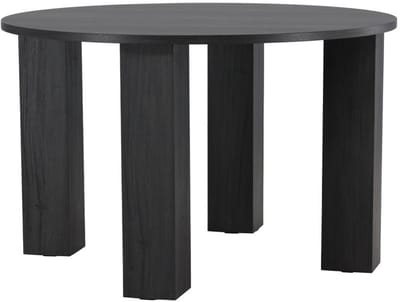 Svea - Noémie ronde eettafel - ø120 cm - zwart