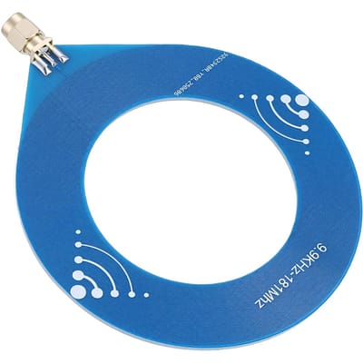 Antenne Boucle 9.9KHz 181MHz Connecteur Mâle RP SMA Antenne Donut AM FM SW pour Radio Logicielle Definie