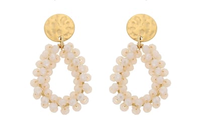 Oorbellen Ivette - Naturel - Crystal Beads - Kralen - Trending