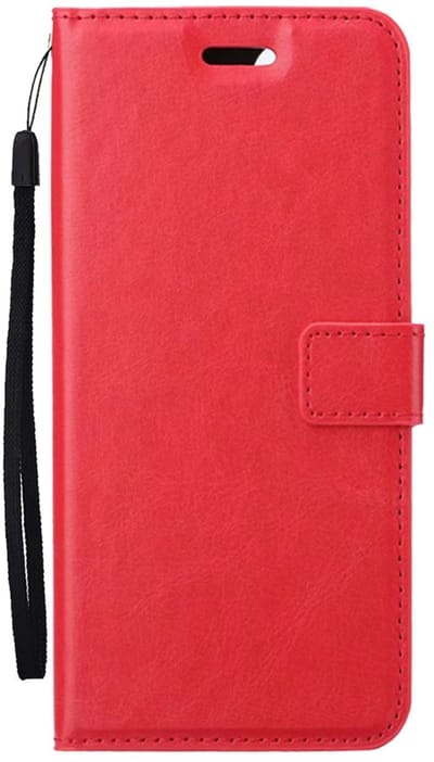Hoes - Met Pasjeshouder - Geschikt voor Samsung Galaxy A36 - Luxe Bookcase Portemonee - Flip Case - Kunstleer Book Case - Flipcase - Book Cover - Walletcase - PortemonneeHoes - Rood
