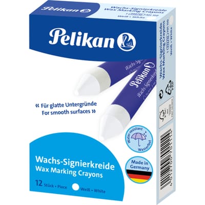 Pelikan merkkrijt 772 - Wit- 12 stuks