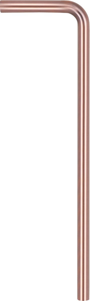 Differnz Vloerbuis Rood Koper â€“ Duurzaam Roestvij staal â€“ Ã˜ 32 mm â€“ 750 x 220 mm
