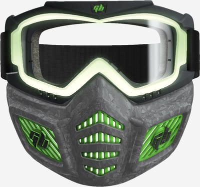 Gel Blaster Elite Facemask lichtgevend oogmontuur