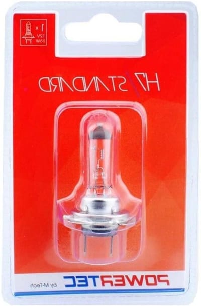 H7 Halogeenlamp - Autolamp Motorlamp - Weg Verlichten - Hoge Kwaliteit Kwartsglas - 12V 55W - Helder