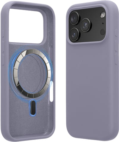 kwmobile telefoonhoesje geschikt voor Apple iPhone 18 Pro Max / iPhone 17 Pro Max - Hoesje met magneet compatibel met MagSafe - Smartphone case in lavendel