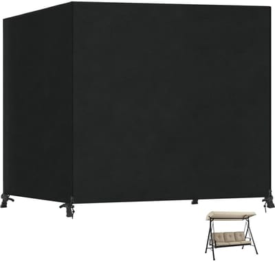 Dailygoods- Beschermhoes Schommelbank 215 x 125 x 170 cm - Waterdicht - UV-bestendig - Duurzaam Oxford-doek - 3-zits - Optimale bescherming - Afdekzeil