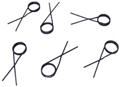 Torsieveren Set - Modelbouw veren - Reparatie en hobby - Duurzaam metaal - 10 stuks - Zwart