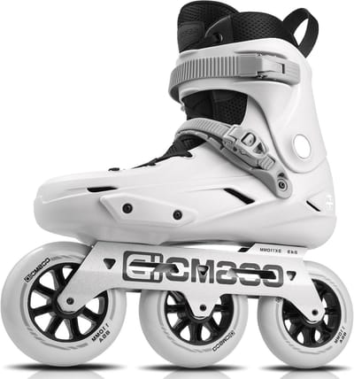 Inline schaatsen - Skeelers - Snelheid en fitness - Aluminium frame - 110mm wielen - Zwart