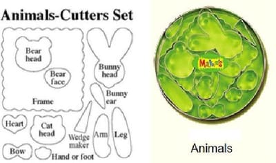 Makin's Brand Uitsteker Set - Dieren|Animals