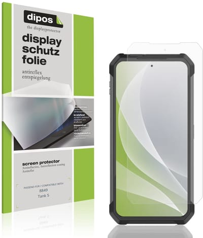 dipos – 4x Matte Beschermfolie geschikt voor 8849 Tank 5 | Krasbestendige & antireflecterende Screenprotector Ultra-Thin