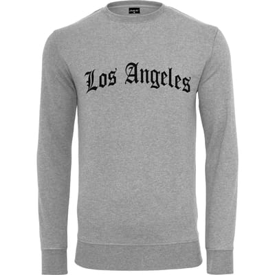 Mister Tee - Los Angeles Wording Crewneck sweater/trui - XL - Grijs