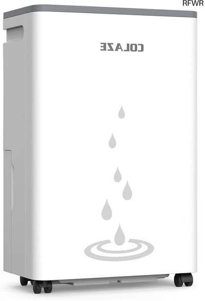 RFWR® Luchtontvochtiger 20L/24 uur voor ruimtes tot 150 m³ - Stil en energiezuinig