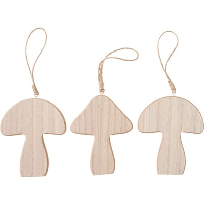 VBS Houten decoratieve hanger "Paddestoelen"