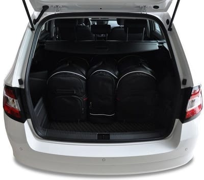 SKODA FABIA KOMBI 2014+ 5-delig Reistassen Auto Interieur Kofferbak Organizer Accessoires