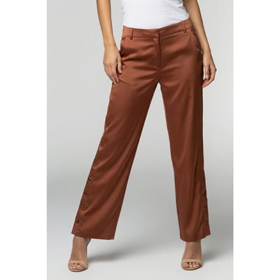 GUESS Marciano By  Linda Straight Pant Terre Di Siena Size: 36/L30 | Formal pants Outlet | Dames | Bruin