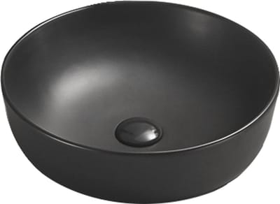 Mexen Lana opbouwwastafel 41 x 41 cm, zwarte mat - 22234185