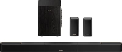 ULTIMEA Skywave Series 5.1.2 Systemen met Dolby Atmos - Soundbar met subwoofer en 2 achterluidsprekers - Soundbar voor tv - Zwart
