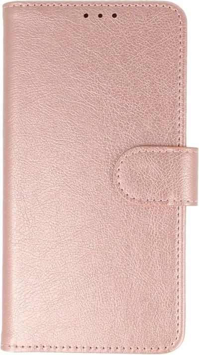 Zakelijke Book Case Telefoonhoesje - Portemonnee Hoesje - Geschikt voor de Samsung Galaxy A06 - Rose Goud