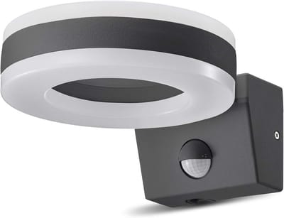 LED Wandlamp met PIR Bewegingssensor en Schemerinstelling - Neutraal Wit Licht IP65 Buiten en Binnen