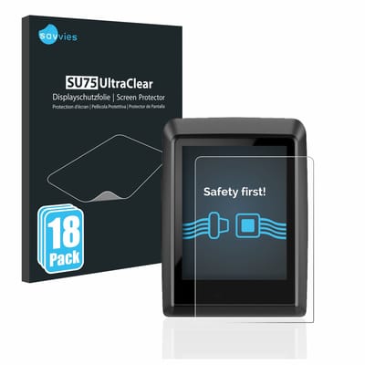 Savvies - Screenprotector voor Bosch Kiox 300 - Folie Beschermfolie transparant 18 Stuks