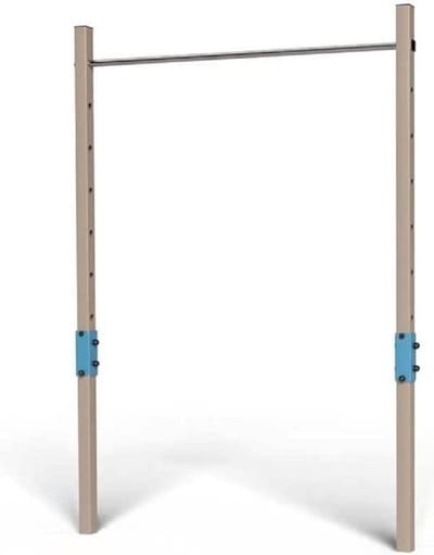 Thuys – Turnrek – Rekstok – Duikelrek – Tuinrek – Stabiel Frame – Hoogwaardig Materiaal – Weerbestendig – Grijs/Blauw