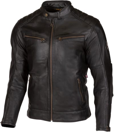 Merlin Chase II D3O Zwart Leren Motorjas - Jas