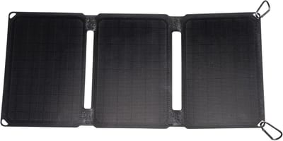 Zonnepaneel - Solar Charger - Energie Opladen - 20 Watt Vermogen - 50 x 50 x 28 cm - Zwart