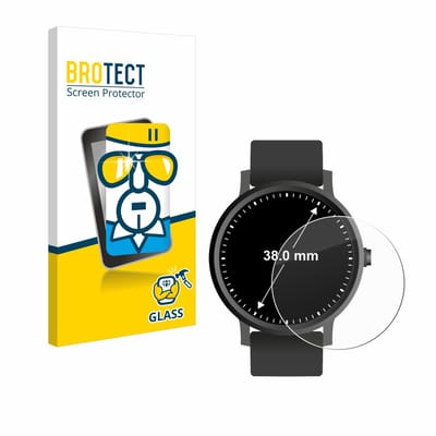 BROTECT - Glas Screenprotector voor Ronde Displays (ø: 38 mm) - Gehard Beschermglas 9H