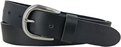 Lederen Heren Riem | Kleur: Bruin | 3,5cm breed | Zilveren Gesp | Riemmaat: 85 (totale lengte: 100cm) | 100% echt leer | Nikkelvrije gesp