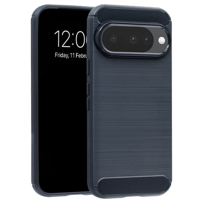 imoshion Hoesje - Geschikt voor Google Pixel 11 - Brushed Backcover - Donkerblauw