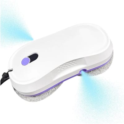 Ramen Reiniger Robot - Glasbewassing Robot - Ramen Schoonmaken - Automatische Waterspray - 5600 Pa Zuigkracht - Wit